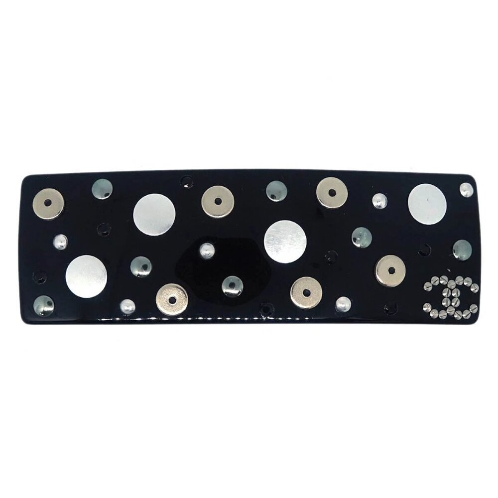 Chanel Barrette Hair Accessories Black - Picture 2 of 8